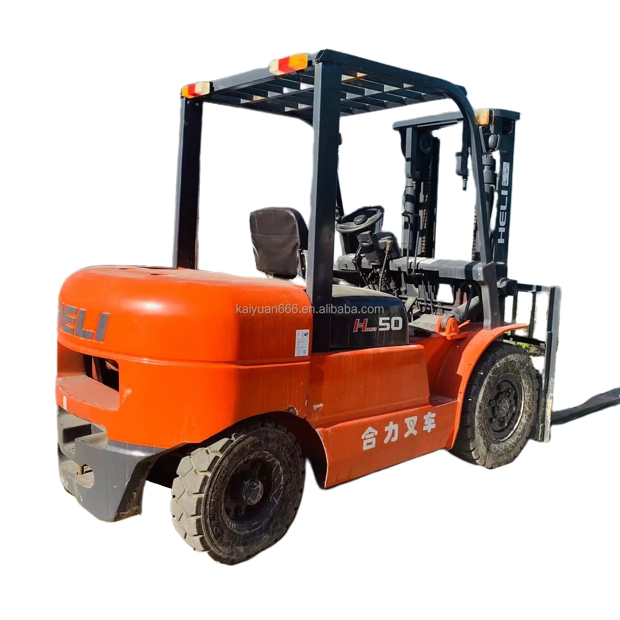 Heli Forklift 5ton Cpcd50 Diesel Forklift 4.5m Lifting Height Forklift ...