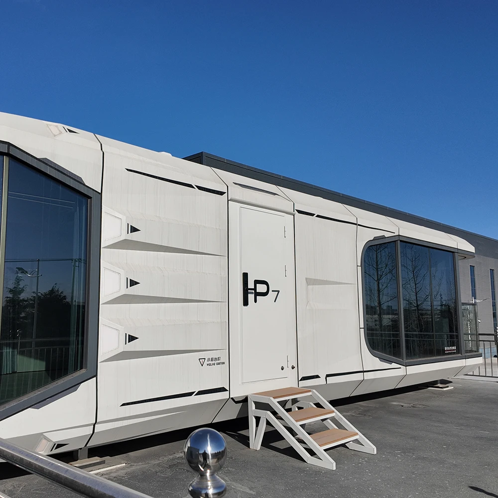 High Quality Custom Prefab Homes Portable Space Capsule House Modern Apple Cabin Tiny Home for Office Use Ready Ship