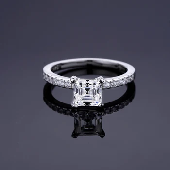 Tonglin jewelry TL-005 Wholesale latest fashion luxury jewelry pure 925 sterling silver women engagement wedding rings jewelry