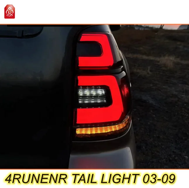 HSSD-232005 DRL Sequential  Fog Car Rear Lamps 2003-2009 LED 4runenr  Tail Lights Fits for Toyota 4th Gen 4Runner Tail Lights