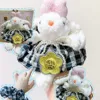 Money Flower Plush Rabbit Keychain