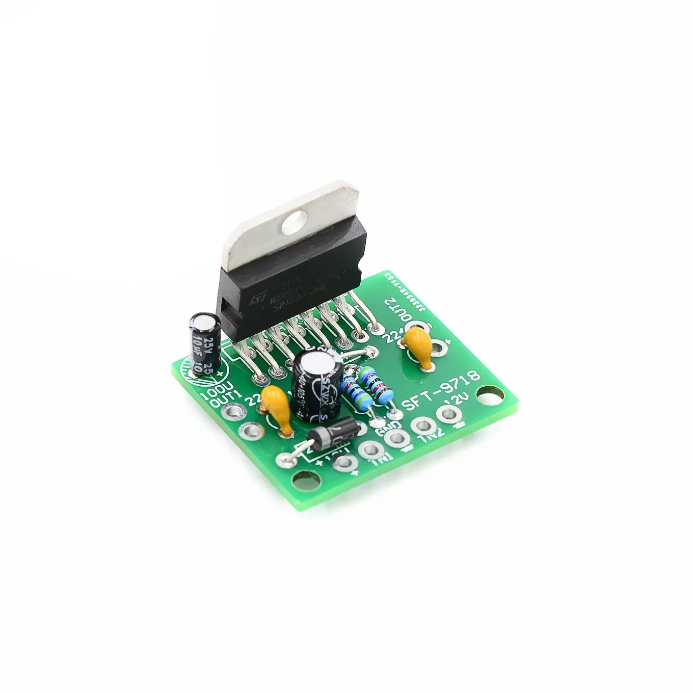 TDA7297 15W+15W Stereo Amplifier Board – 12V, DIY Audio Amp Kit For MP3/Phone/Mic