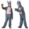 5829 Gray Children's Onesie with Headgear, Gloves, and Foot Covers