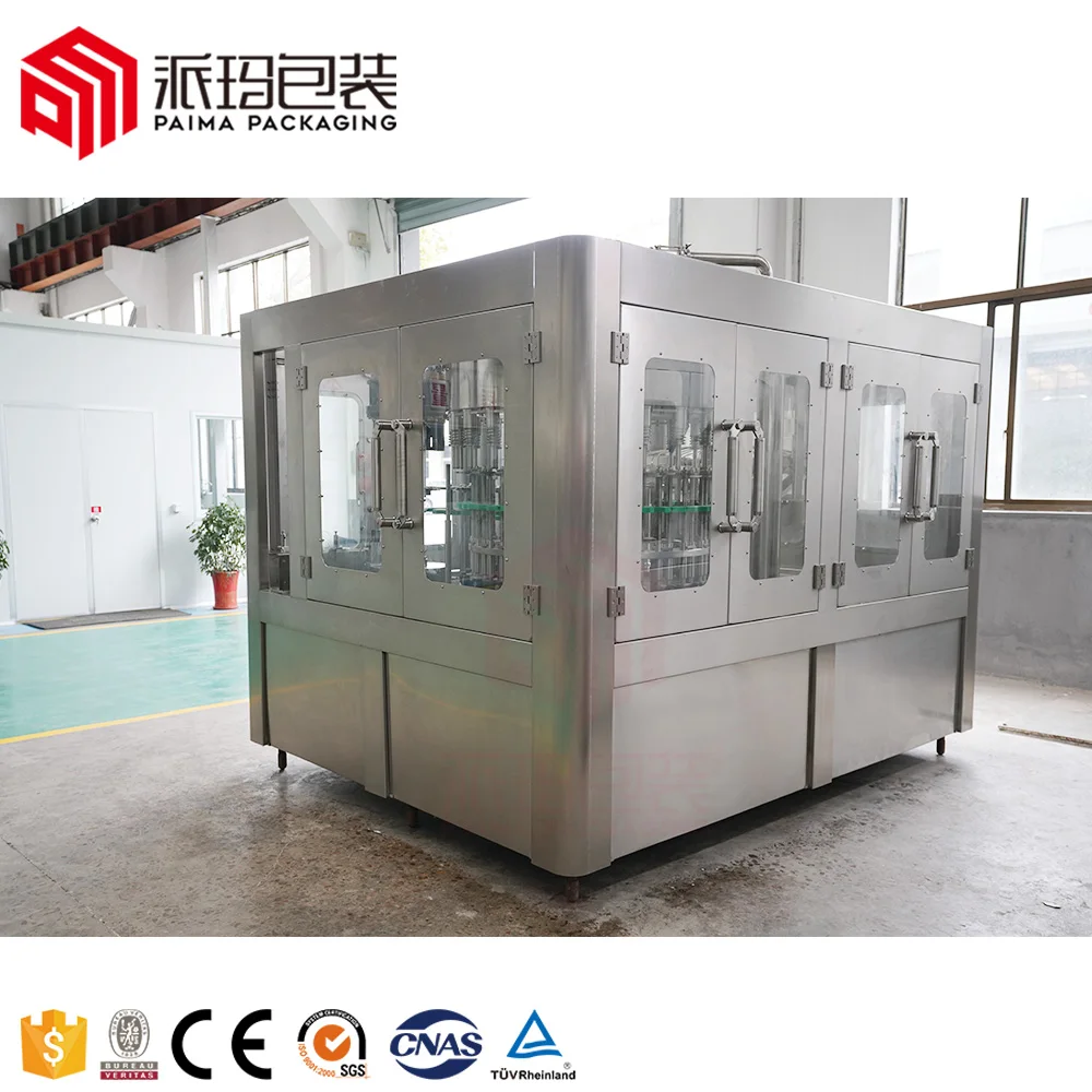 Моноблок три в одном завод по розливу минеральной питьевой воды для производства бутилированной воды