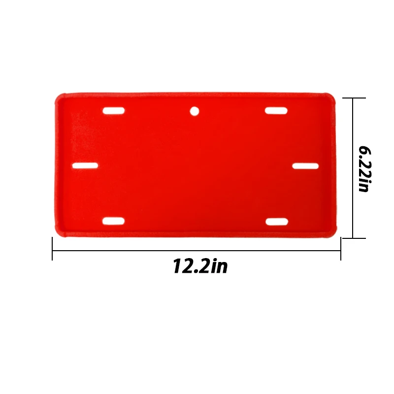 Factory Direct Sales Colorful Silicone License Plate Frames for USA/Canada/Mexico/Guatemala supplier