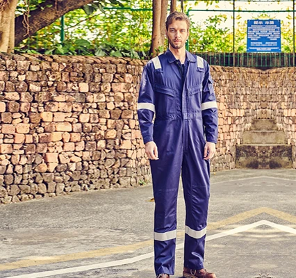 Фабричная поставка NFPA 2112 EN 11612 огнестойкий FRC FR безопасный промышленный комбинезон