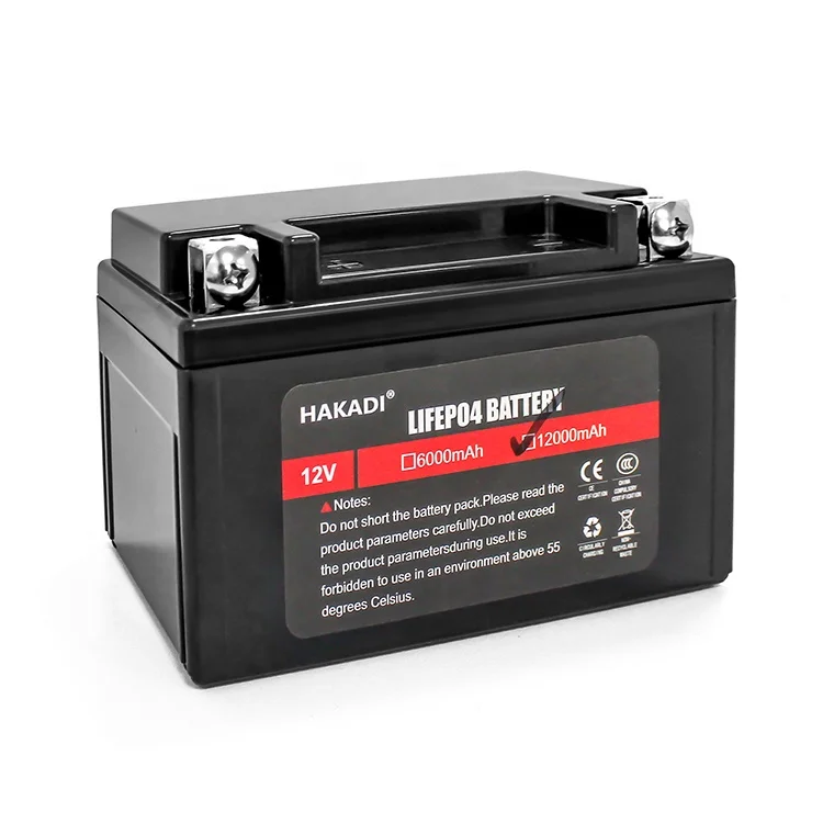 12 В Ач глубокий цикл стартер Lifepo4 8 перезаряжаемый аккумулятор для стартера мотоцикла длительный срок службы