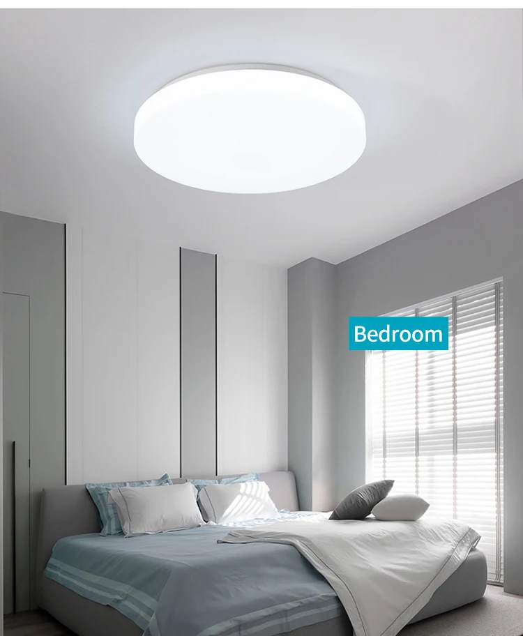 Modern Surface Flush  Mounted Recessed Bedroom Living Room Home Lighting Round Led Ceiling Light Lamp