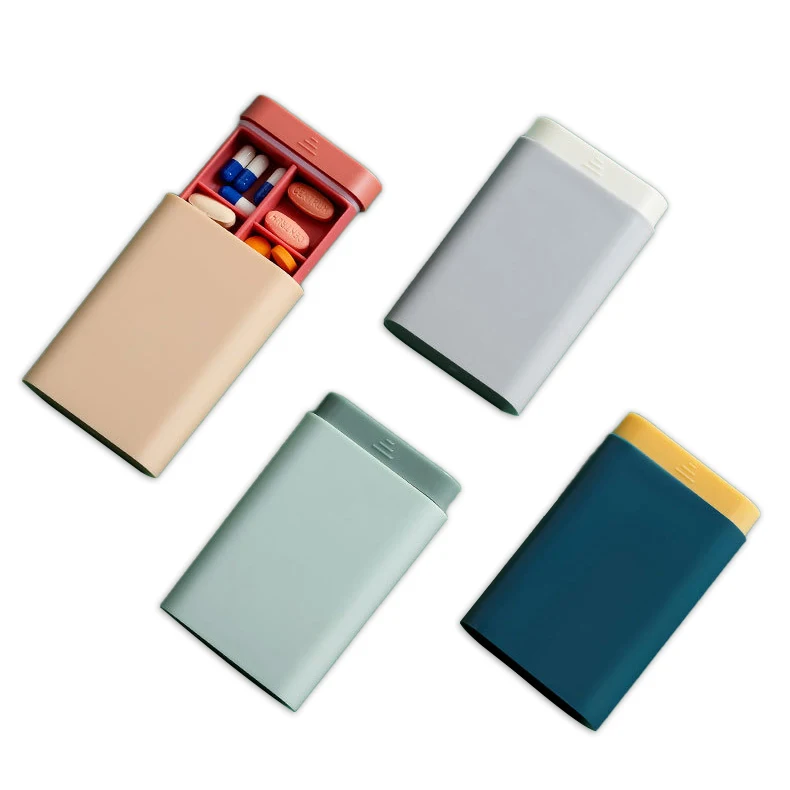 Портативный 6 отсеков Пластиковые пилюля Органайзер медицина диспенсер для таблеток органайзер хранения контейнер пластиковый