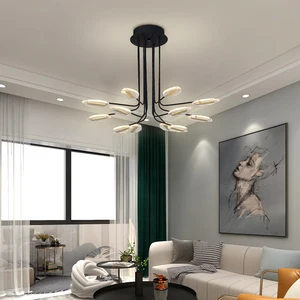 Smart Creative Hanging Indoor Suspended Price Bedroom Modern Chandeliers Lamp LED Ceiling Lights