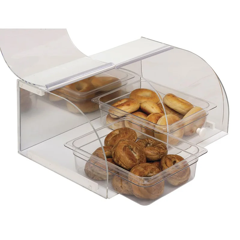 Clear Acrylic Cake Display Food Transparent Pastry Case Display