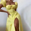 Giallo, piccolo, floreale, nuovo fiore.