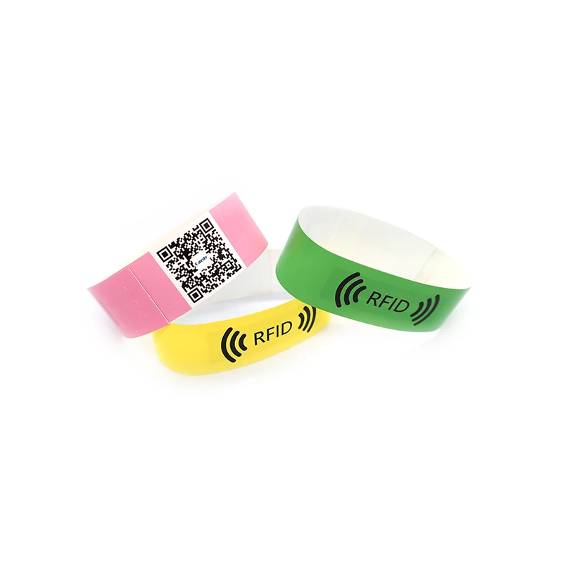 Customizable MIFARE Ultralight C Chip Printable RFID Smart Wristband Top Quality Fashion RFID Wristband Supplies
