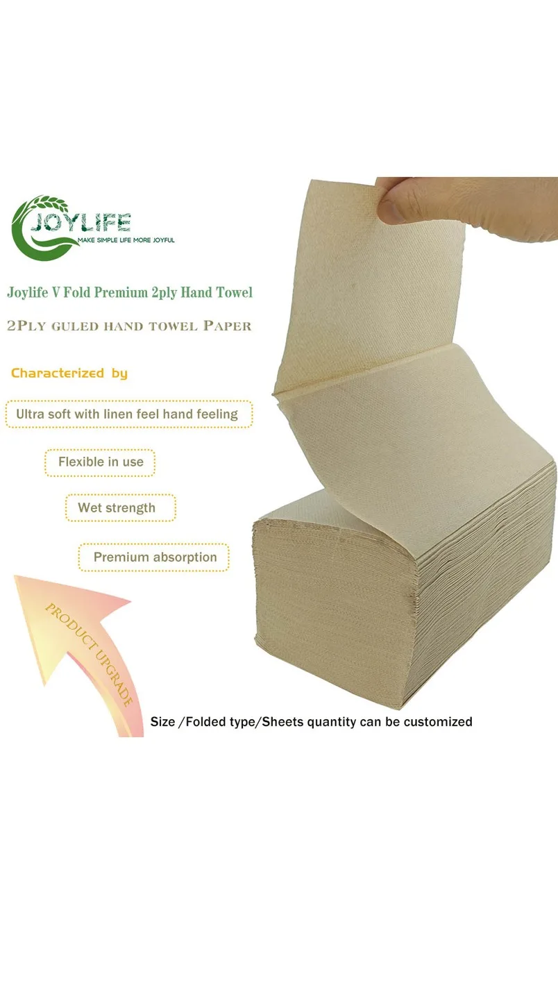 Table Napkins Tissue Decoupage Disposable 2ply Bamboo Bar V Fold Paper