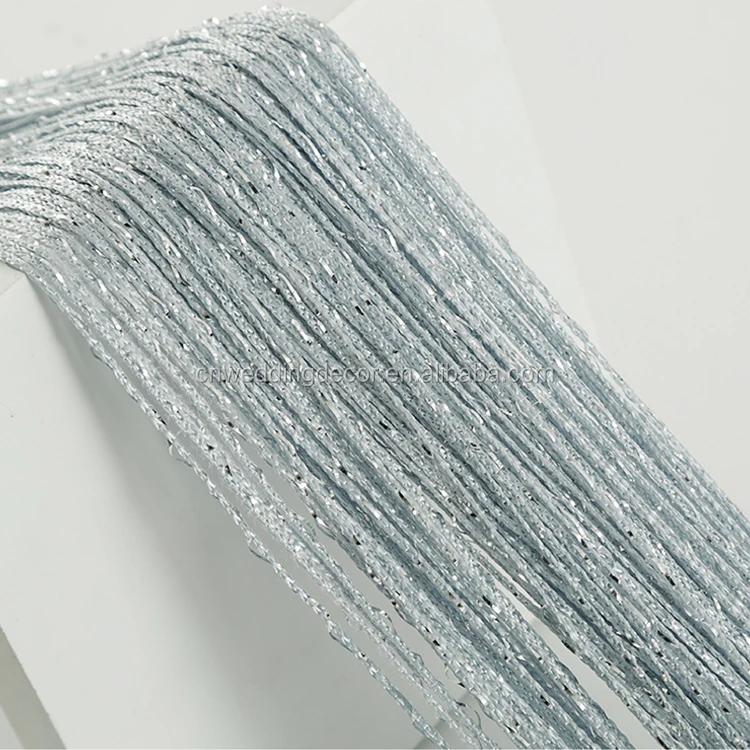 Wedding White String Curtain Ceiling Drape Wedding  Tassels