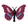 10-piece pack of snap-on butterfly clips (random color)