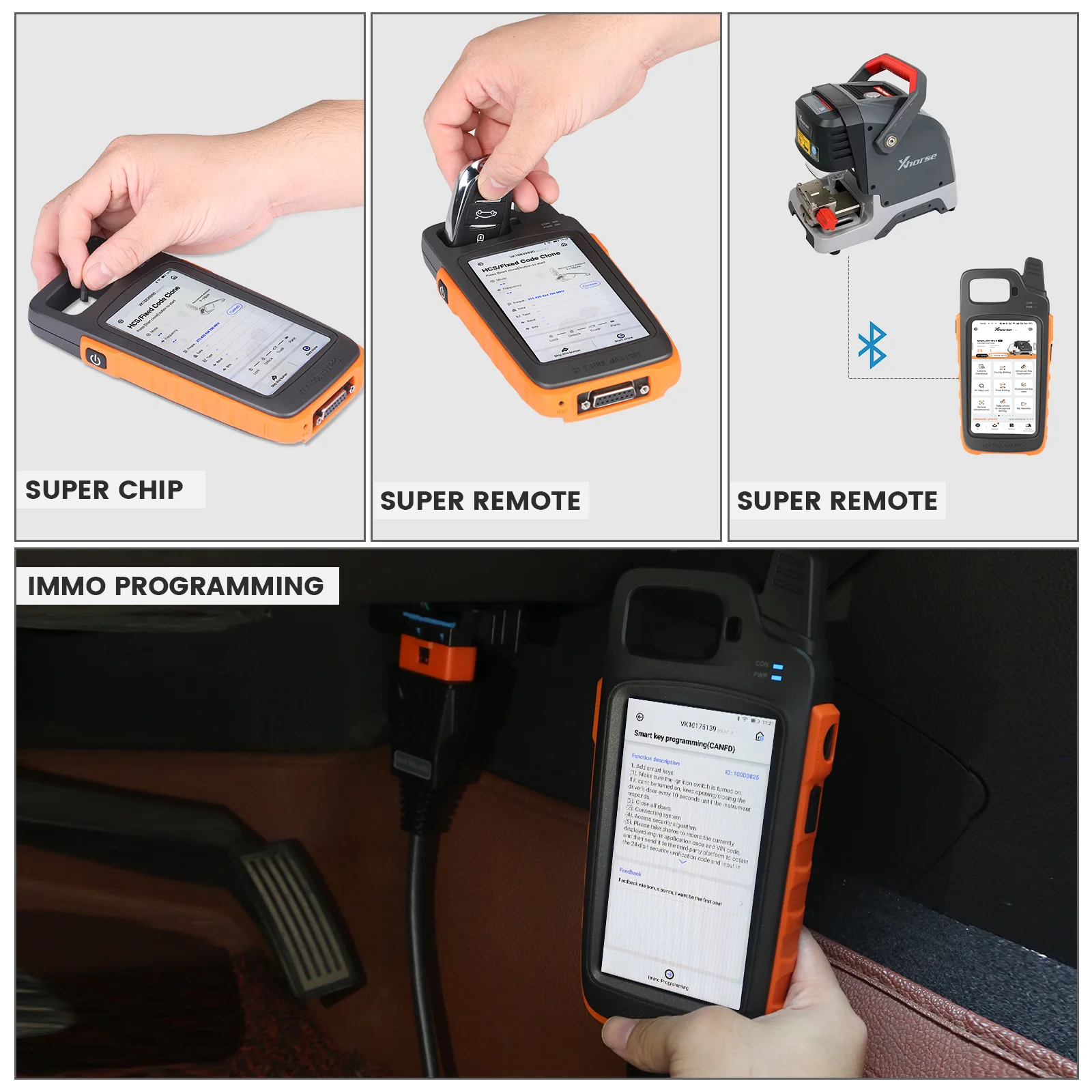 For Xhorse VVDI Max PRO Auto Scanner with OBD Cable Key Programming Tool for Car Scanner and Code Reader