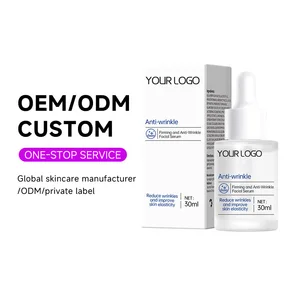 OEM ODM Skin Care Product Hyaluronic Acid Moisturizing Anti Aging Hydrating Repairing Serum Compact Anti-Wrinkle Facial Essence