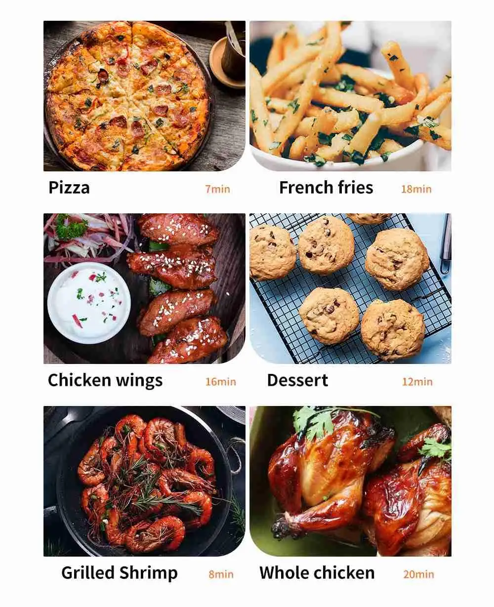 Smart Air fryer Proscenic T21 App & Alexa Control 1700 Watt Electric Air Fryers Oven&Oilless Cooker automatic appliances