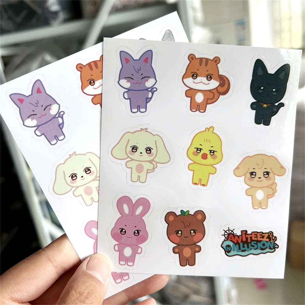 KPOP ATEEZ Sticker - Collectible PVC Waterproof Decorative