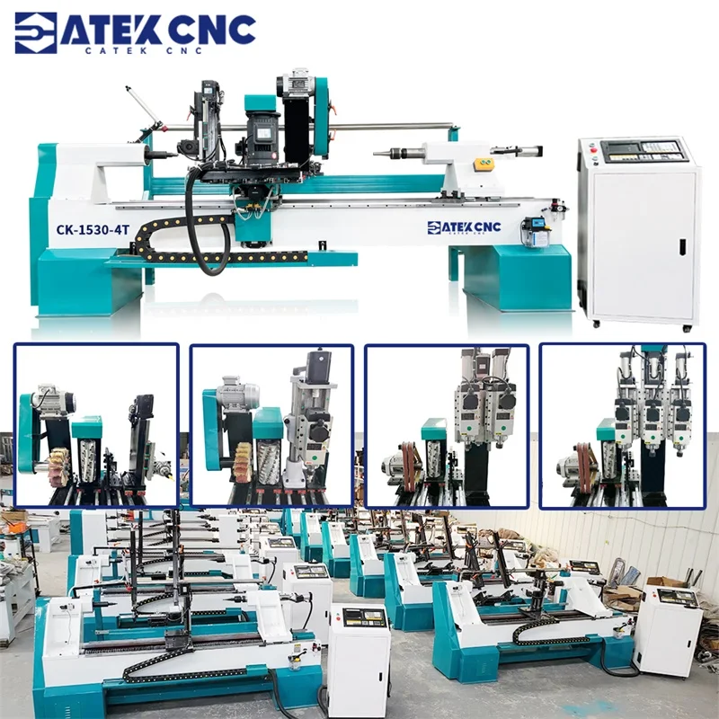 Long Service Life Multifunction Automatic Autofeeding CNC Industrial Wood Sofa Legs Making Working Turning Lathe Machine