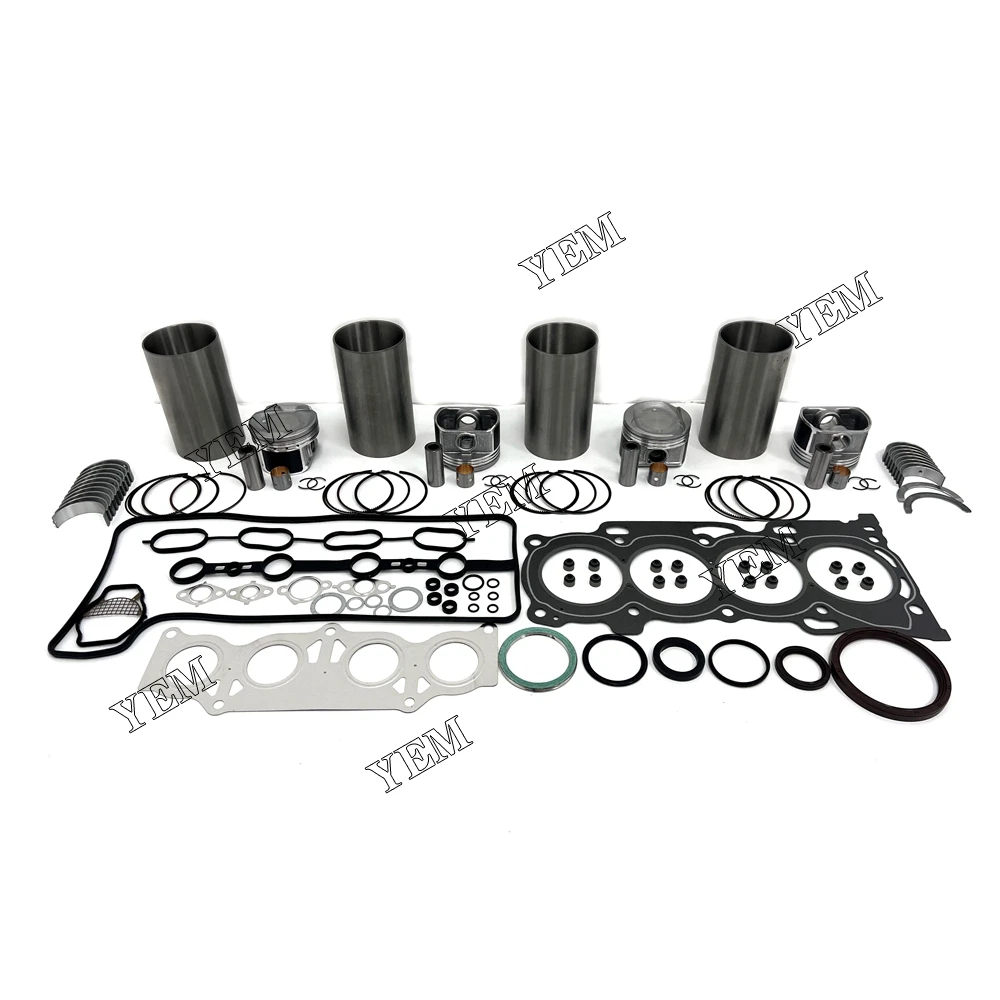 Engine Rebuilding Kit With Cylinder Gasket Set Piston Rings Liner Bearings Fit for Toyota 1AZ Aftermarket Spare Parts