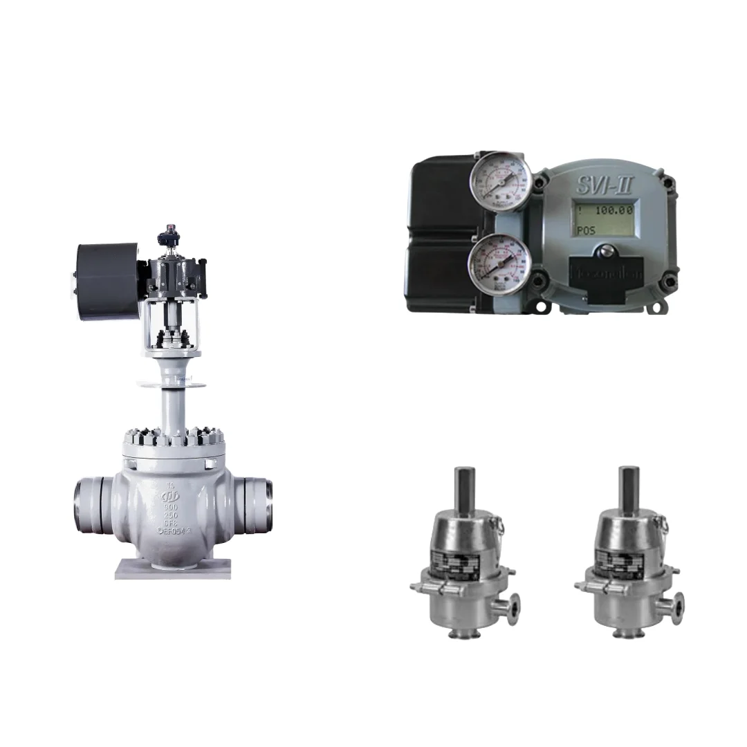 Pneumatic Control Valve With Masoneilan Svi221113121 Positioner And