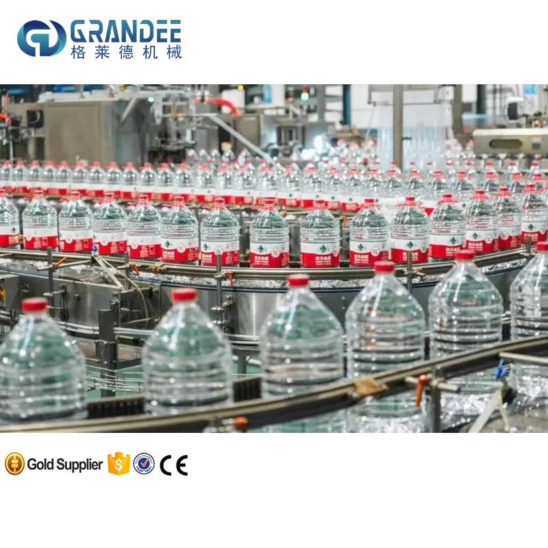 Automatic rotary 5L pure water filling machine production line big bottle filling capping machine