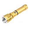 Golden bare lamp
