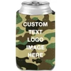 Camo  black neoprene can cooler