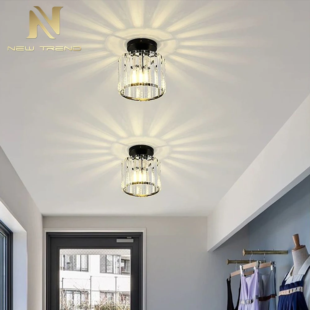 PD8009 Modern Circle Crystal Chandelier Linear E12 Island Pendant for Dining Room