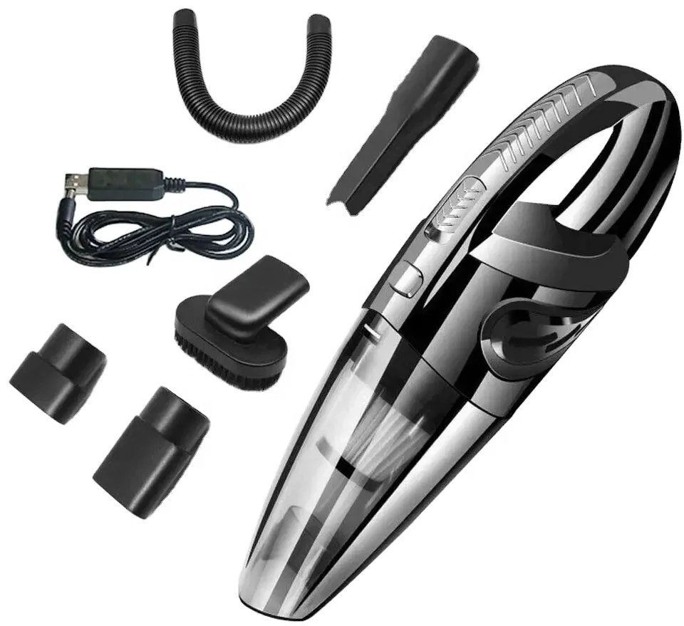 Автомобильный вакуум 4 в 1 ручной беспроводной воздушный компрессорный насос перезаряжаемый пылесос с запасной частью