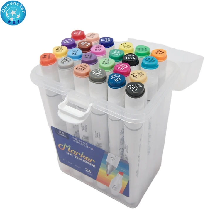 36 Colors Alcohol Based Student Drawing Art Marker Pen Set