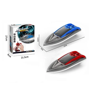 ITTL 2.4G High Speed Rc Boat Control Distance 50 Meters Plastic Mini Toy Boat