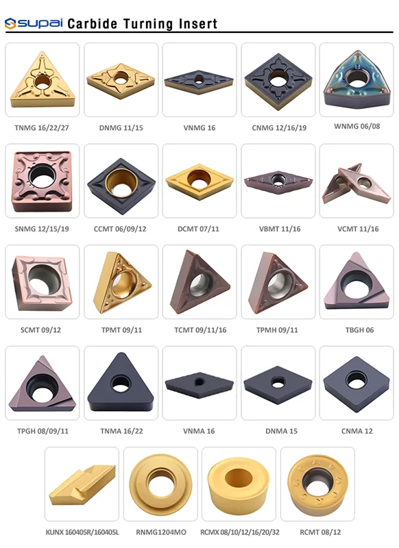 High Precision Vcgt160404 Cnc Lathe Cutting Tools Machining Vcgt160408