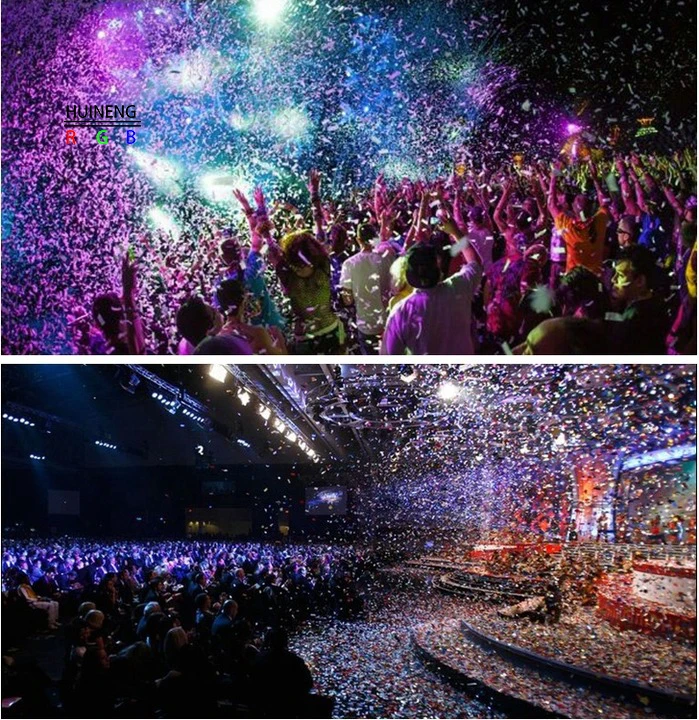 紙吹雪キャノンマシン8/15mレインボーペーパーマシンエフェクト