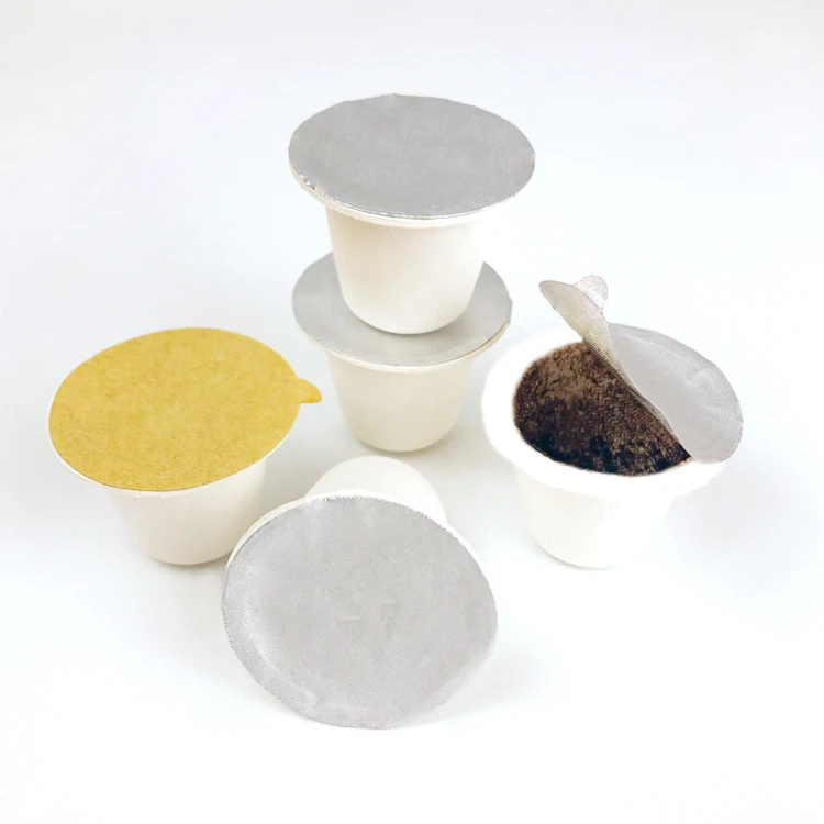 High Quality Empty Pod Compatible Biodegradable Sugarcane Colorful Coffee Capsules for Milk / Tea / Coffee