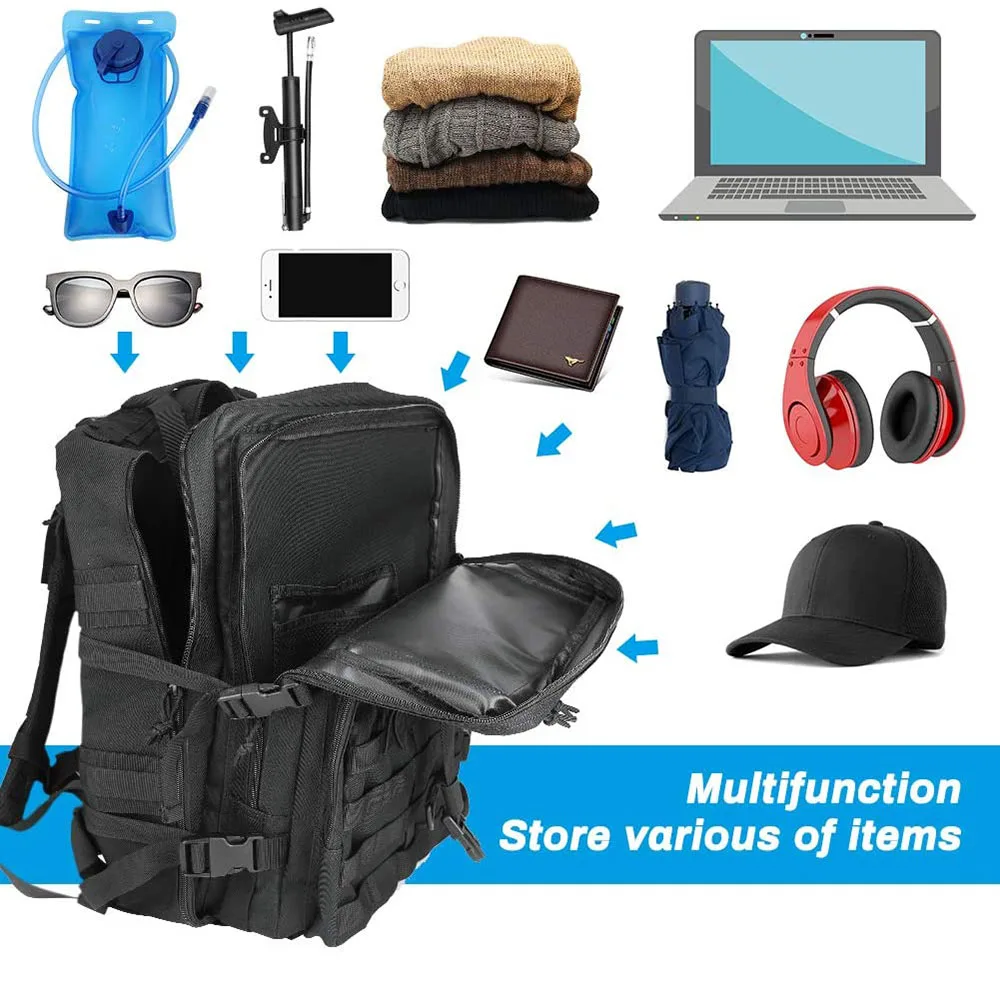 Oleaderbag Assault Utility Backpack Assault Bag Waterproof Assault Bag Travel Hunting Backpack