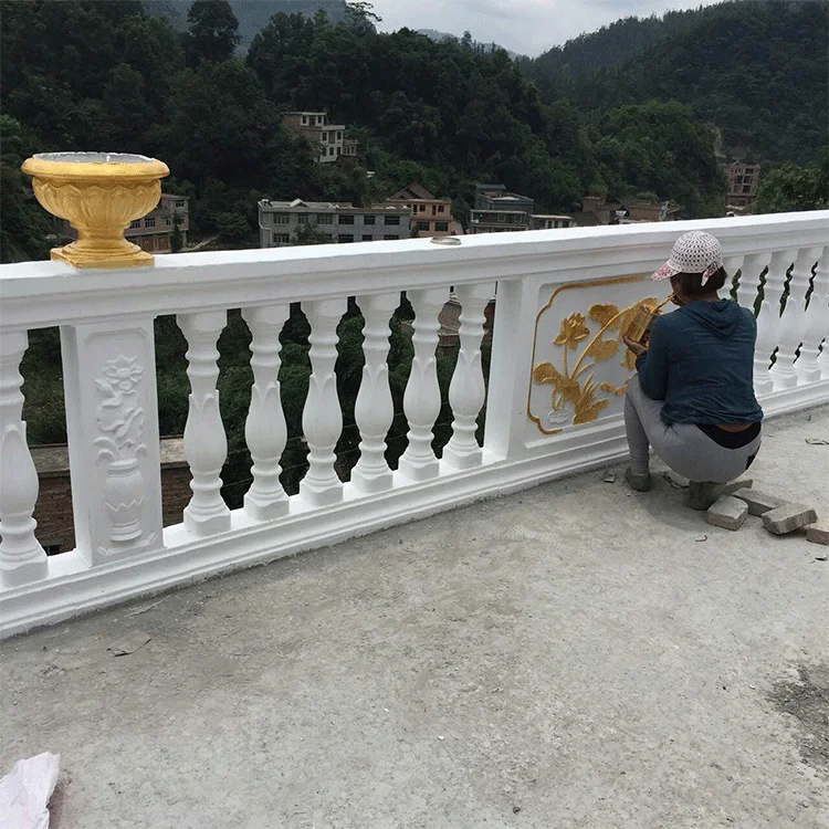 New Design Concrete Baluster and Railing Plastic ABS Molds for Resin High Quality Household Product