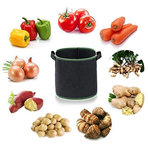 Мешки для выращивания растений, тяжелые аэрационные тканевые горшки, утолщенные нетканые горшки для выращивания растений с ручками