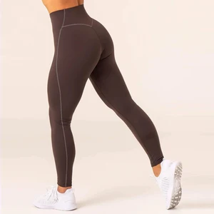 OEM Yoga Apparel Supplier Plus Eco-Friendly Tight Yoga Pants Spandex Fitness Women Butt Lifting High Waist Gym Yoga Leggings Xxs