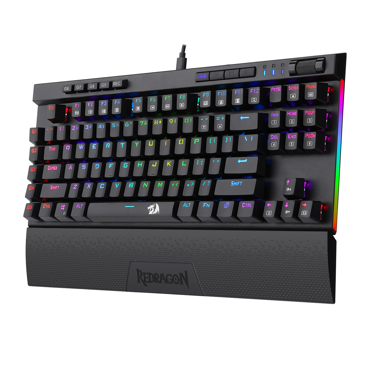 Как разобрать клавиатуру reddragon Проводная Механическая Игровая Клавиатура Redragon K588 С Технологией Anti-ghost