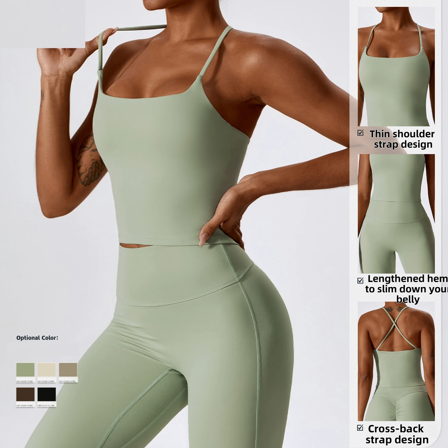 Wholesale High Quality Nude Back Yoga Vest For Women Top Inner Wear Sports Outer Wear Running And Fitness Yoga Sport Bra Tops