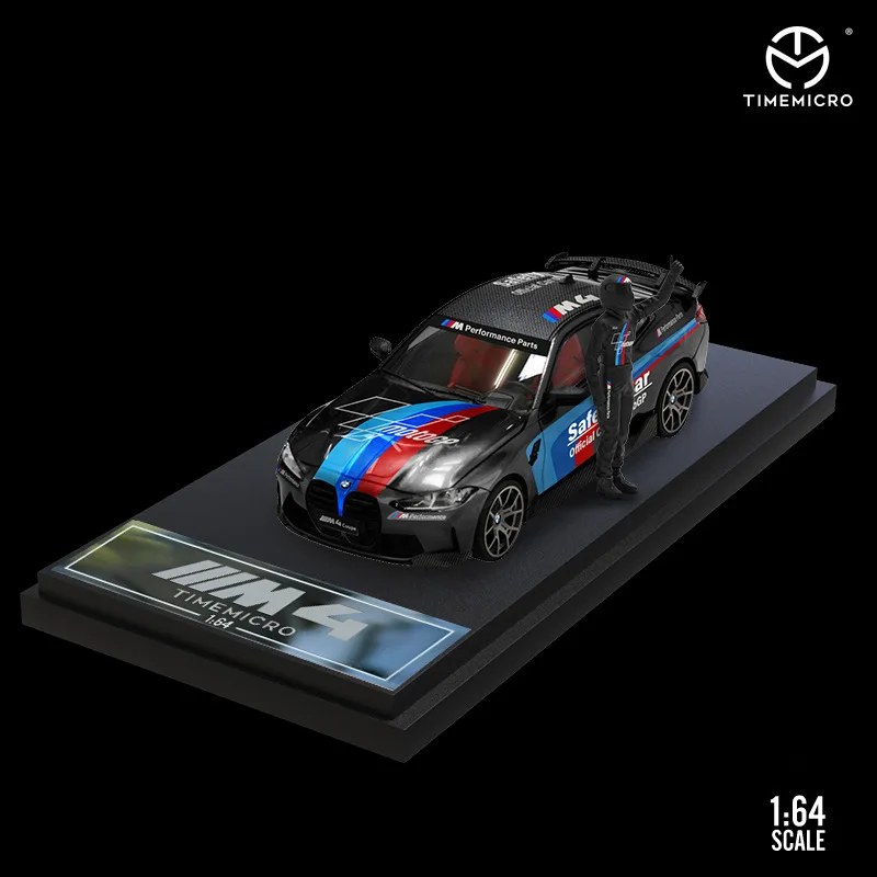 TimeMicro 1:64 BMW M4 Diecast Model Car - Alloy Simulation Vehicle