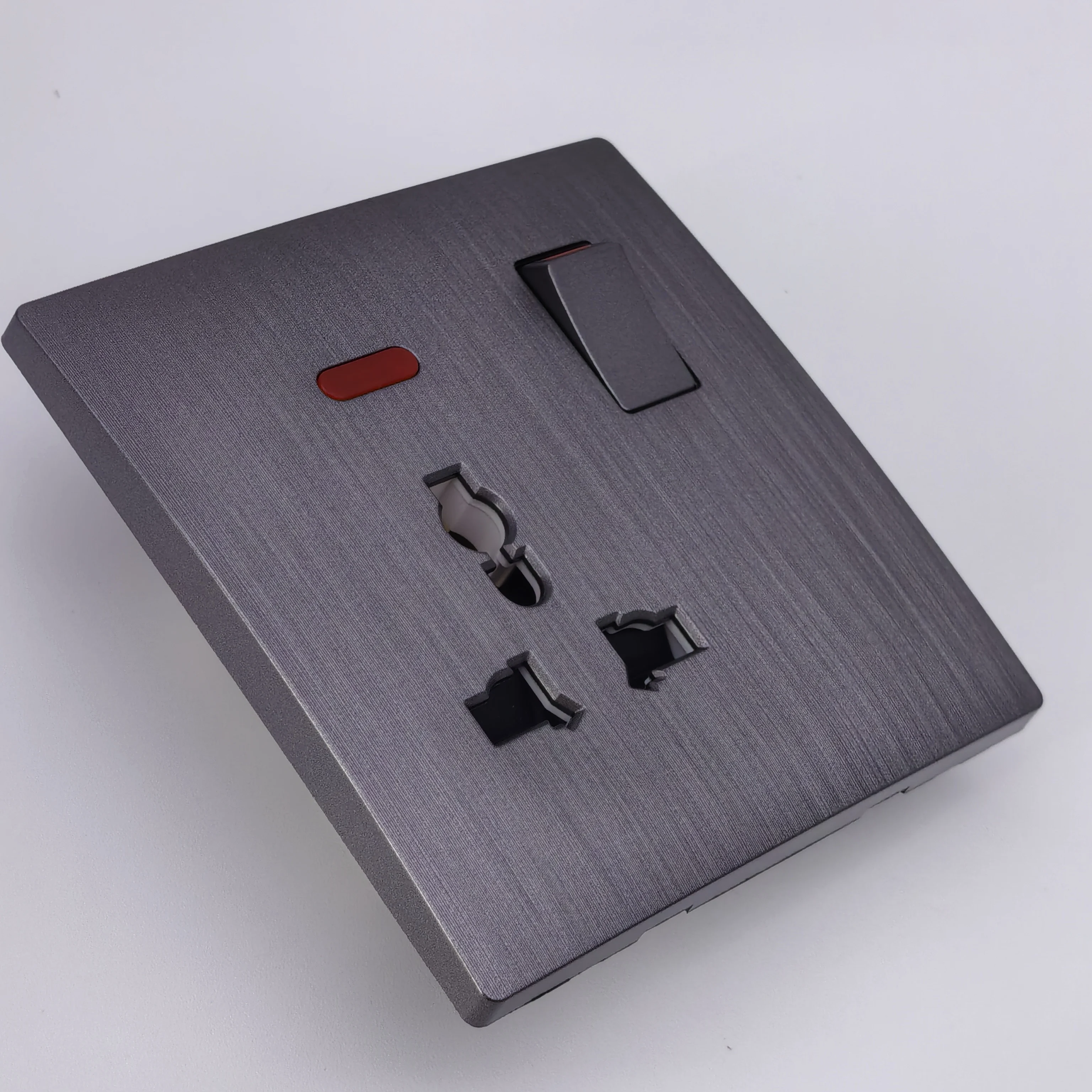 VNX Multi Wall Switch Socket With Light Indicator 3 Pin Universal Sockets and Switch