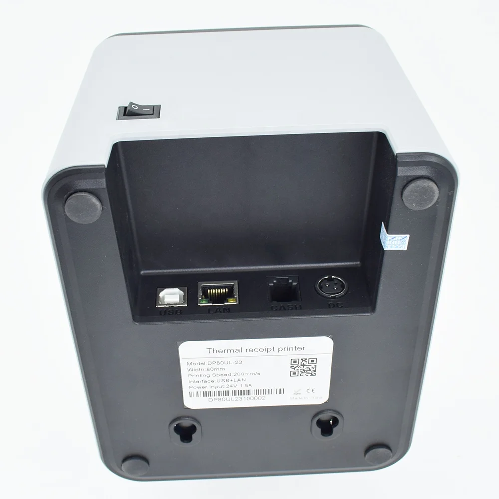 High Speed USB LAN Handheld Desktop 80mm Auto Cutter Pos Printer 80 mm 3inch Thermal Receipt Printer for POS System