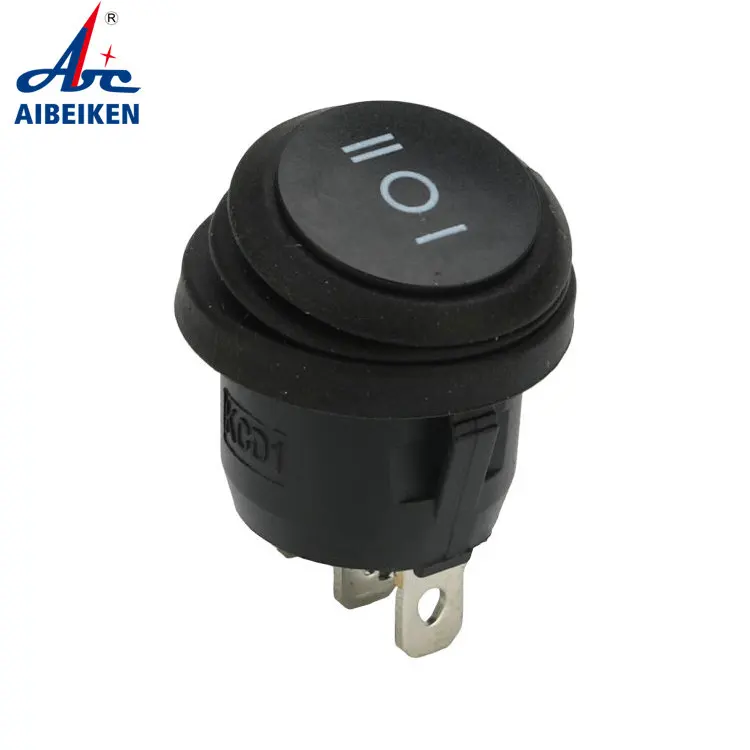 High Quality Factory Price Round Rocker Switch on Off on 3 Position Waterproof Rocker Switch