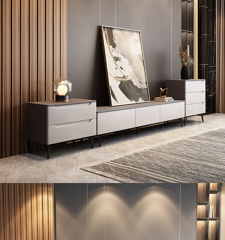 Photo inspiration: Fresh Look at Customer Customization 2024 Luxury TV Unit Cabinets Modern TV Stand