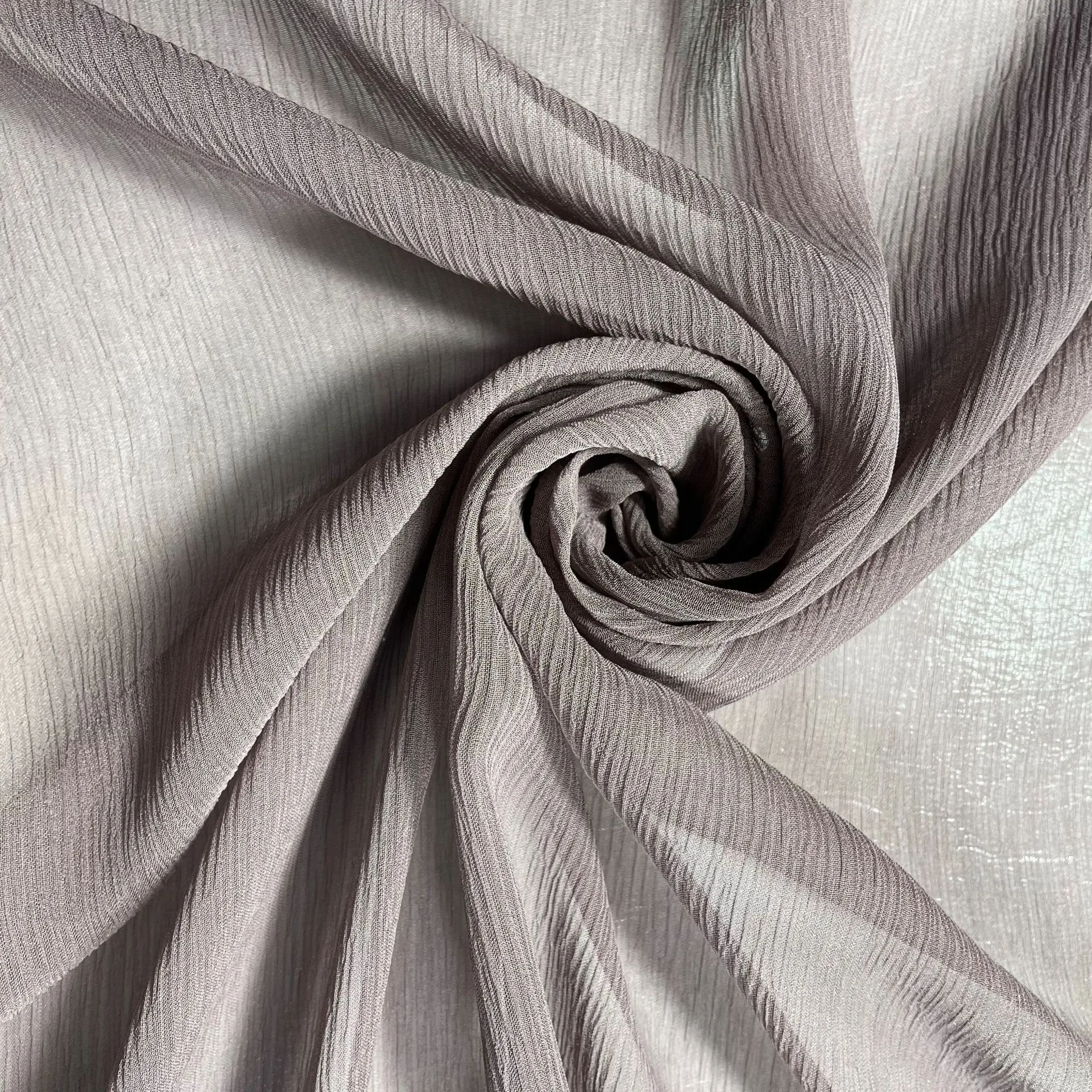 RTS Multiple Colors 5.5mm 140cm Mulberry Silk Crinkle Fabric Pure Silk Crepon Silk Shunyu Crepe Georgette Fabric for Clothing