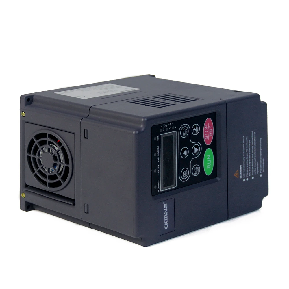 CKMINE Single Phase to Three Phase 220V Motor Converter AC 1.5kw Low Variable Frequency Drive VFD Inverter